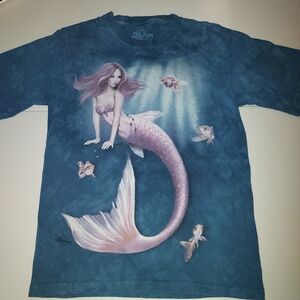The Mountain Kids Enchanted Mermaid Tee - Blue and Pink